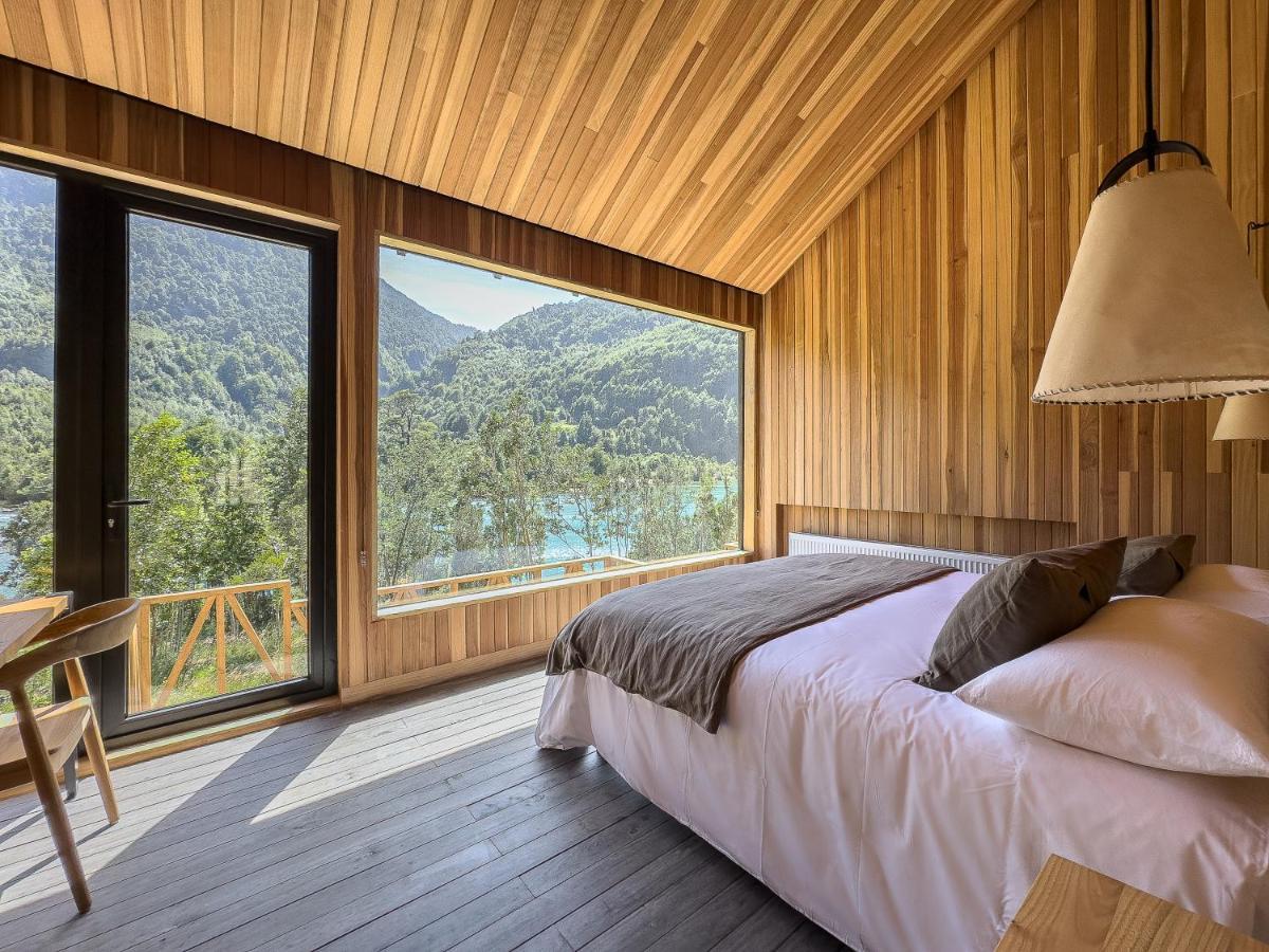 Hotel Tawa Refugio Del Puelo Puelo River Exterior foto